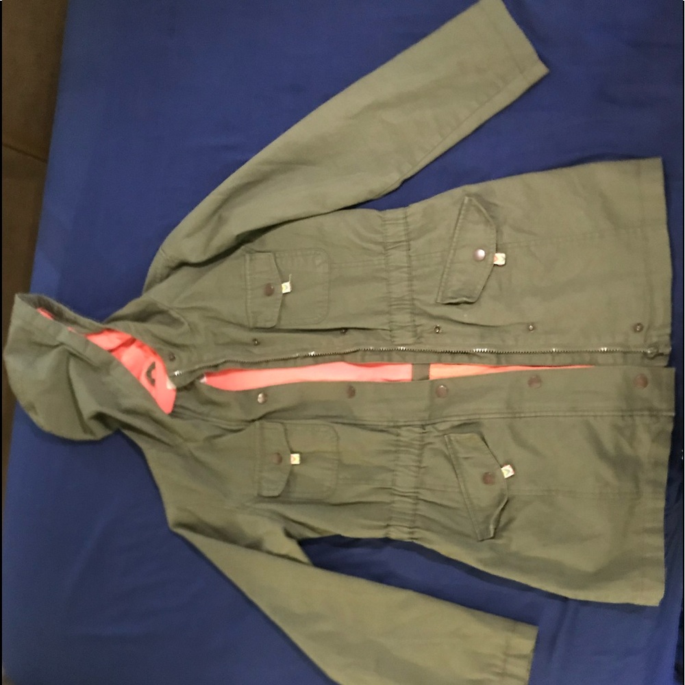 Olive Green Jacket.